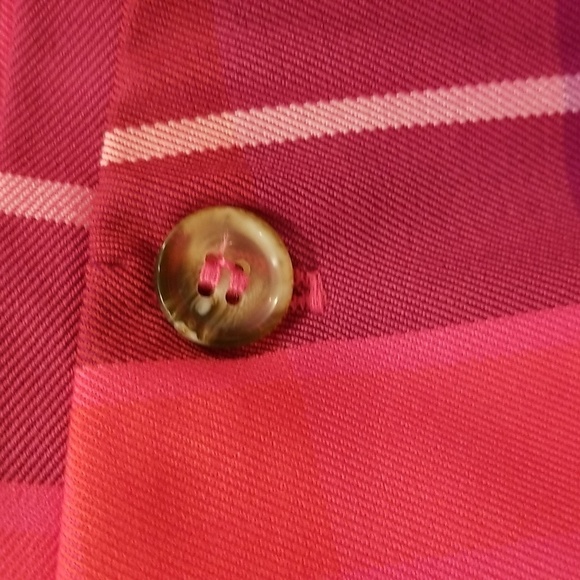 💕MR TURK💕 Clyde Slim Trouser ~ Planetary Plaid Aurora Pink Multi 31 NWT - Picture 10 of 15